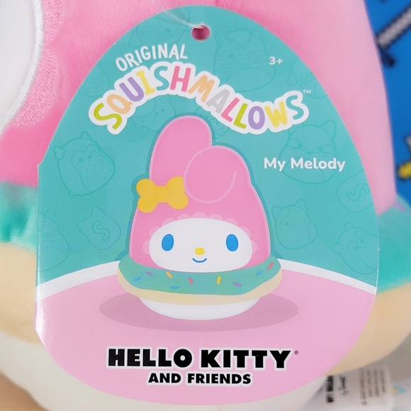 Squishmallow Hello Kitty My Melody 7" UltraSoft Stuffed Sanrio Toy Plush NWT - Picture 5 of 6